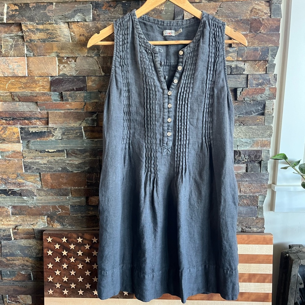 Faherty Isha Linen Dress